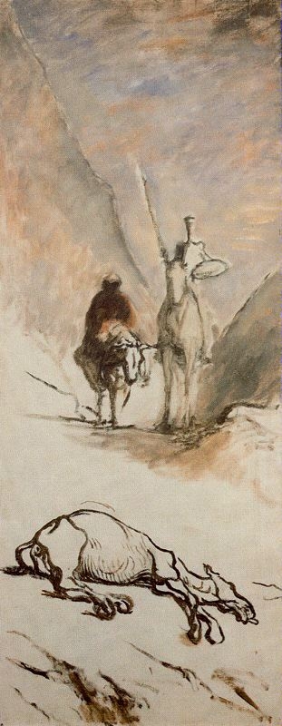 127 Honoré Daumier 1867 Don Quijote y la mula muerta.jpg
