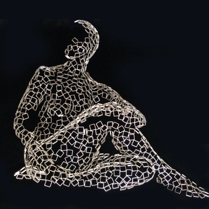 360c Rainer Lagemann  Sophia Yoga 3 Metal sculpture Cut steel pipe, welded.jpg