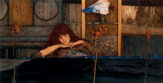 137 Fernand Khnopff 1891 Une ermite.jpg