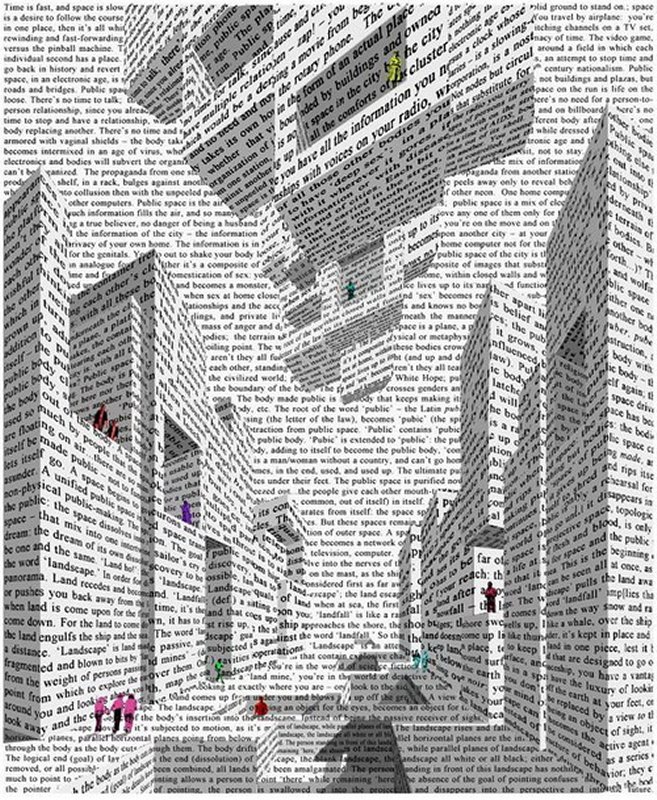291 City of Words, 1999, lithograph by Vito Acconci.jpg