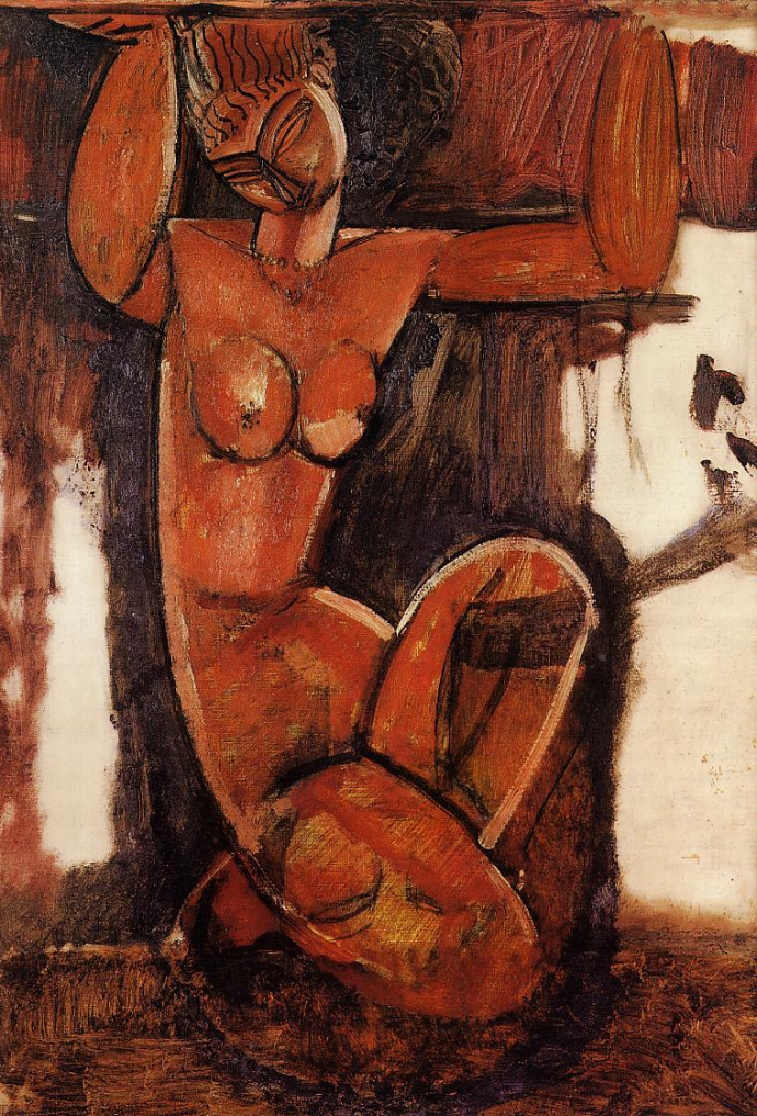 +1660 Amedeo Modigliani - Caryatid, 1912.jpg
