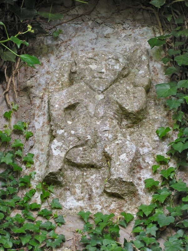 11 Killeagh Sheela-na-gig, venant de Aghadoe Castle vers 1200 Cork Irlande.jpg