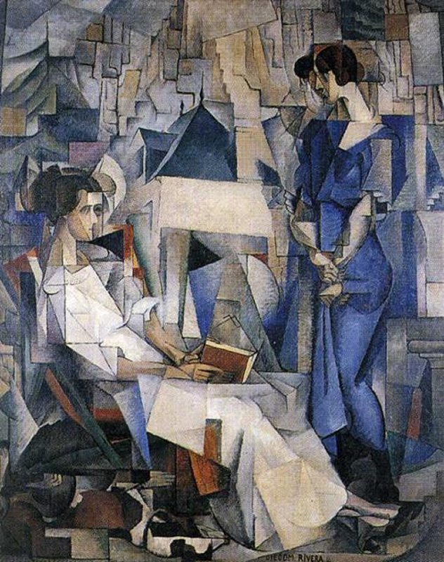 370 Diego Rivera portrait de deux femmes  1914.jpg