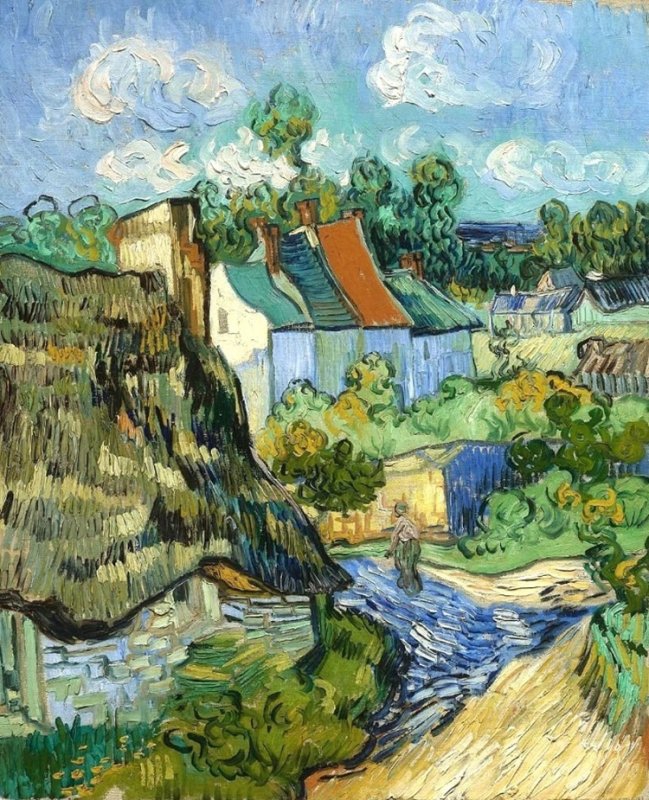 +1562 Houses at Auvers  ~ Vincent van Gogh.jpg