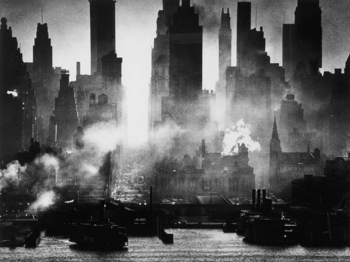 387 Andreas Feininger, 1942  42nd Street as Viewed from Weehawken,  NY.jpg