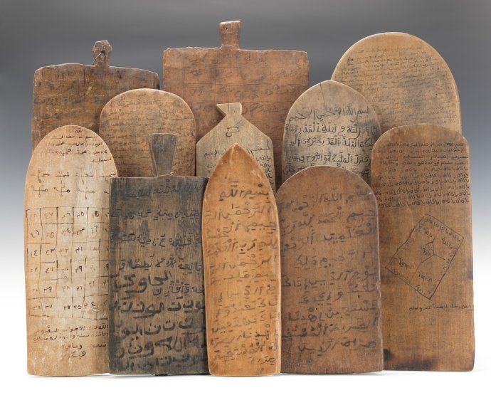 +898 West African Islamic writing tablets.jpg