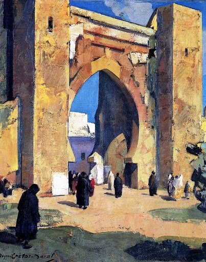 +1171 Raymond Cretot-Duval, Entrance to the Mellah of Sale', Morocco, 1925.jpg