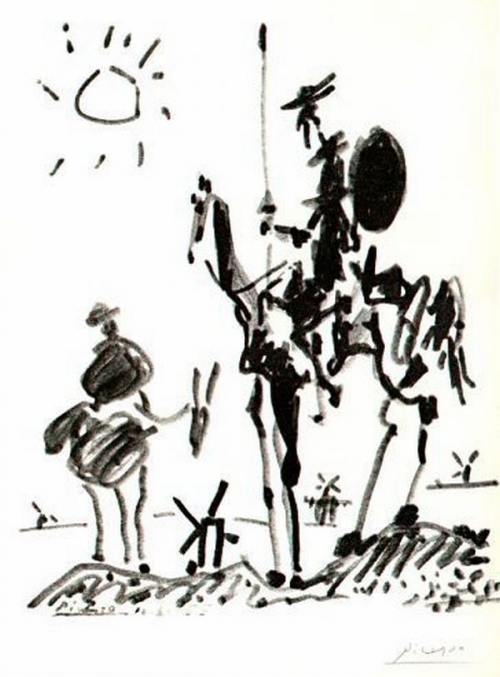 127 Pablo Picasso Don Quichotte 1955.jpg